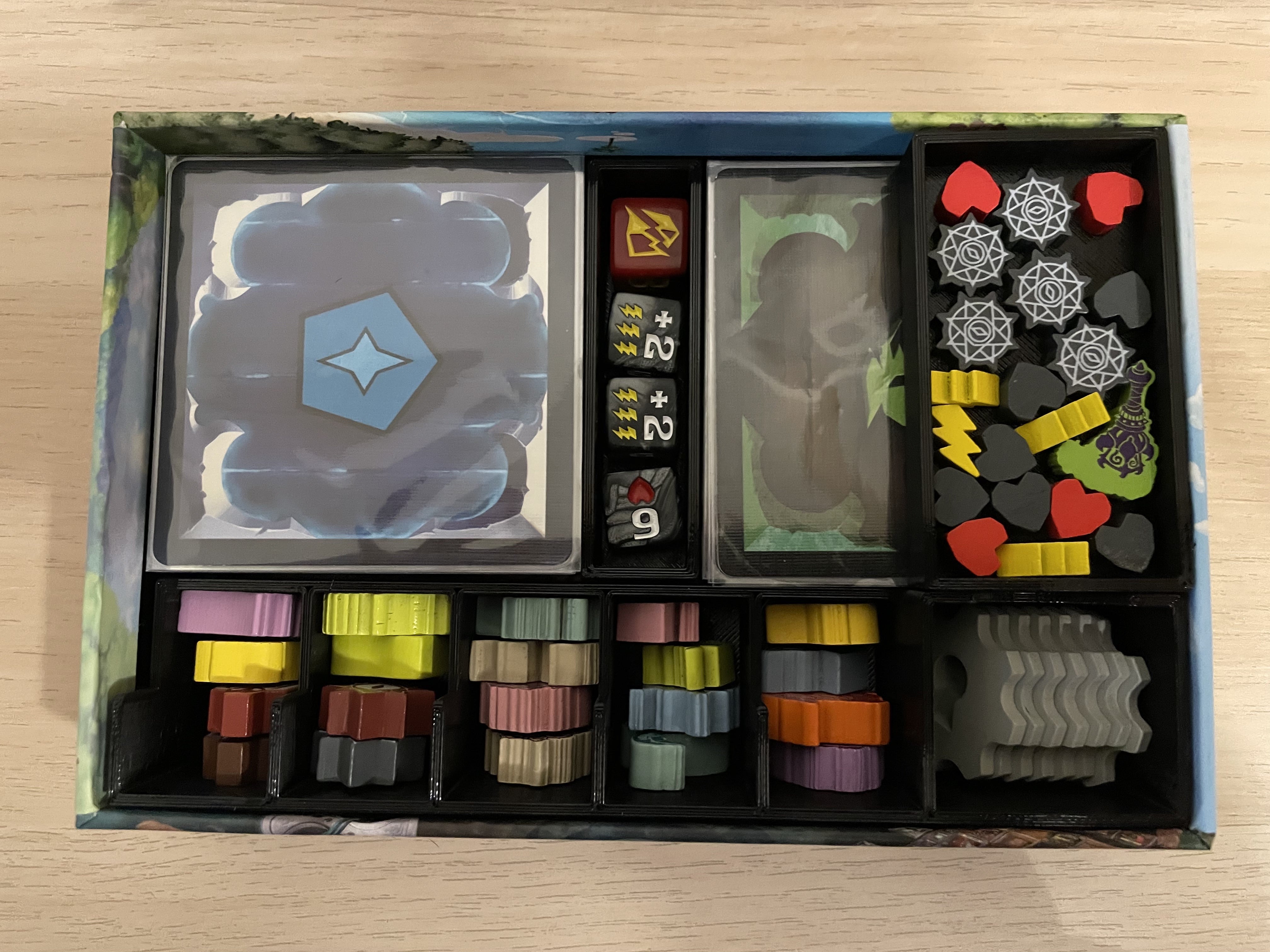 Tiny Epic Dungeons (incl. Expansion) sleeved fit Inlay/Organizer by ...