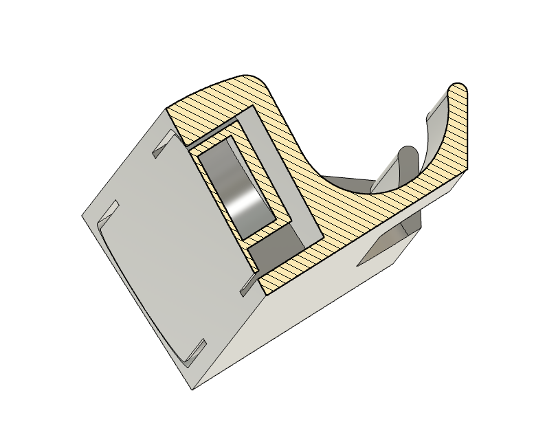 Soft Tape Measure Spool Remix - Parametric by codysechelski, Download free  STL model