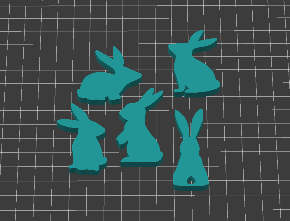Miniatura 2 do modelo 3D Easter decoration