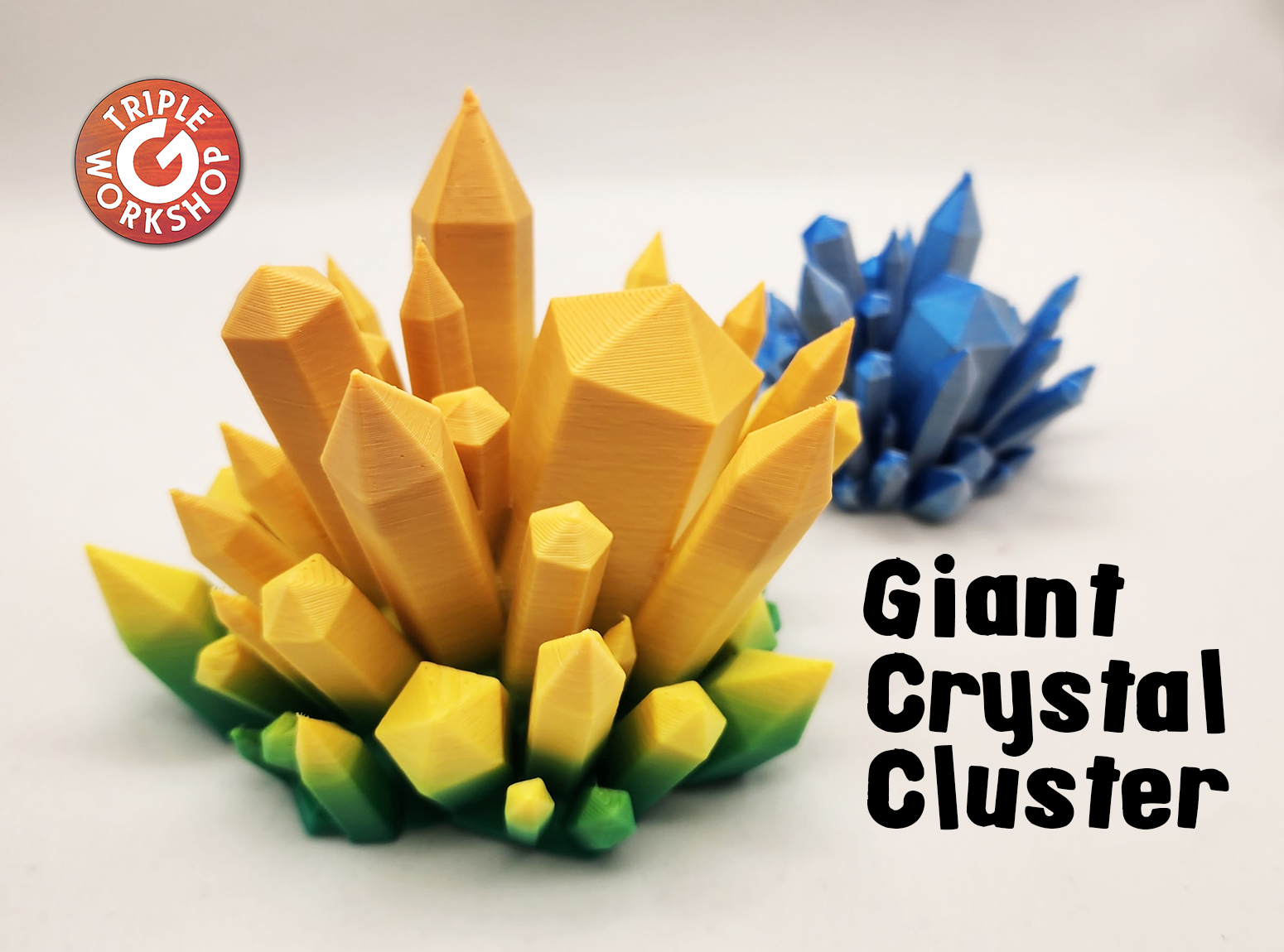 Giant Crystal Cluster ⧋ By Triple G Workshop Download Free Stl Model