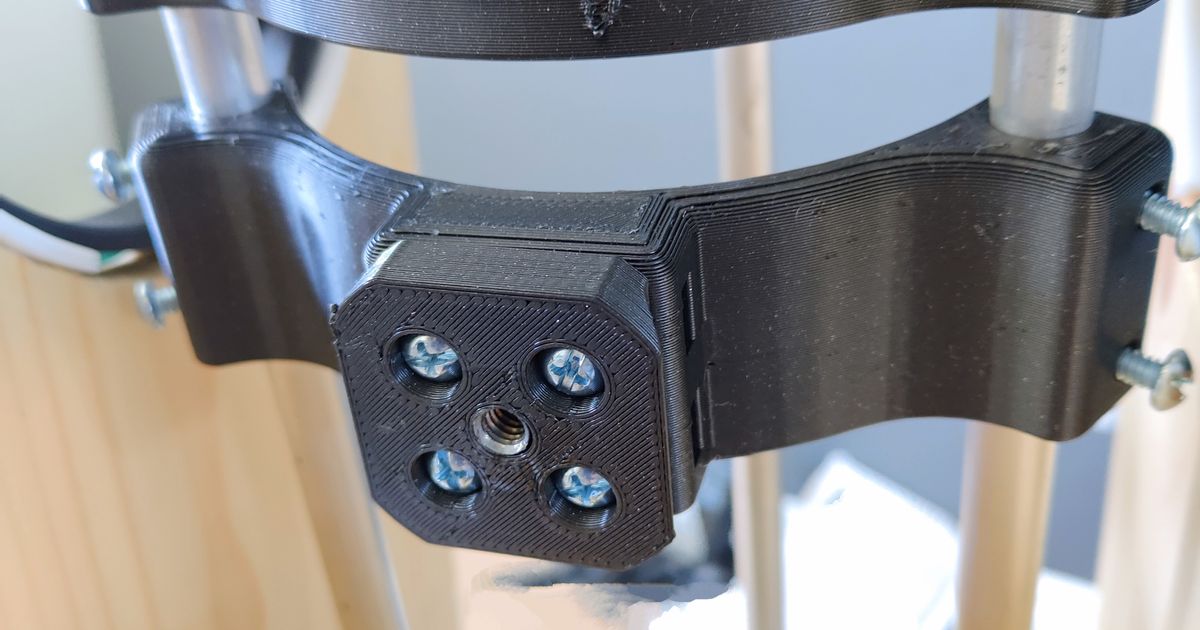 1/4" Thread Adapter Plate for Hadley Tripod Adapter by attenuendo