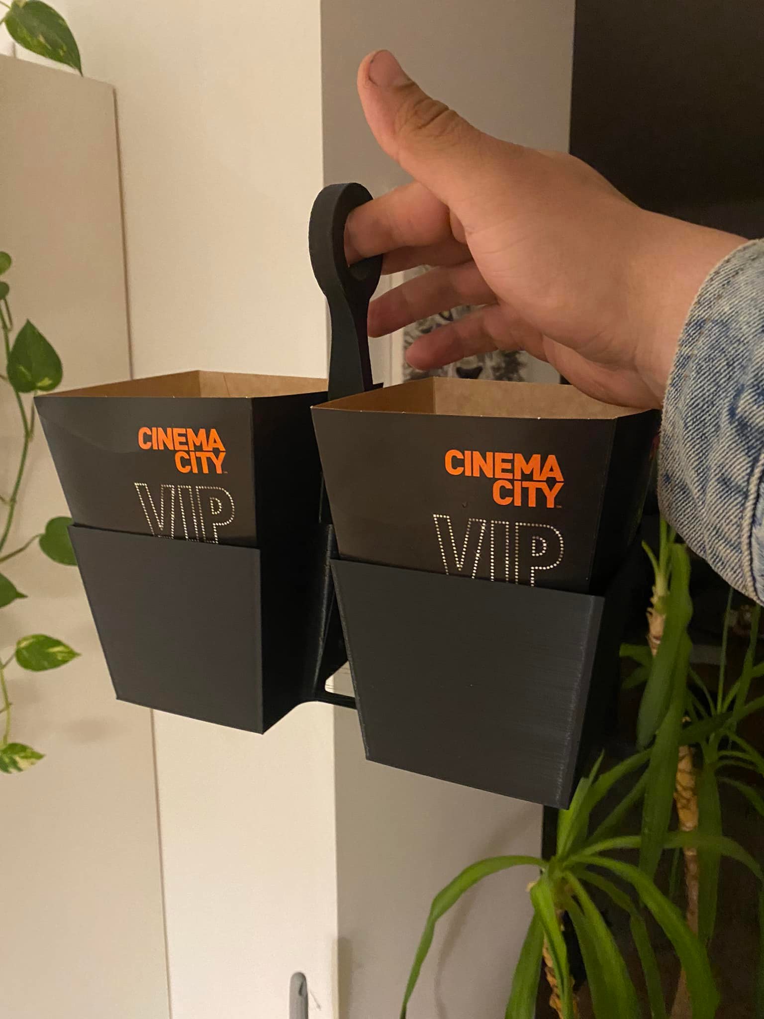 Cinema popcorn holder