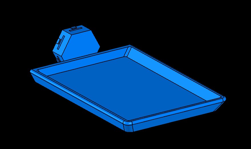 50mm x 75mm tray with single full hex attachment for the HSW.