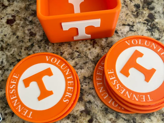Tennessee coaster set with box