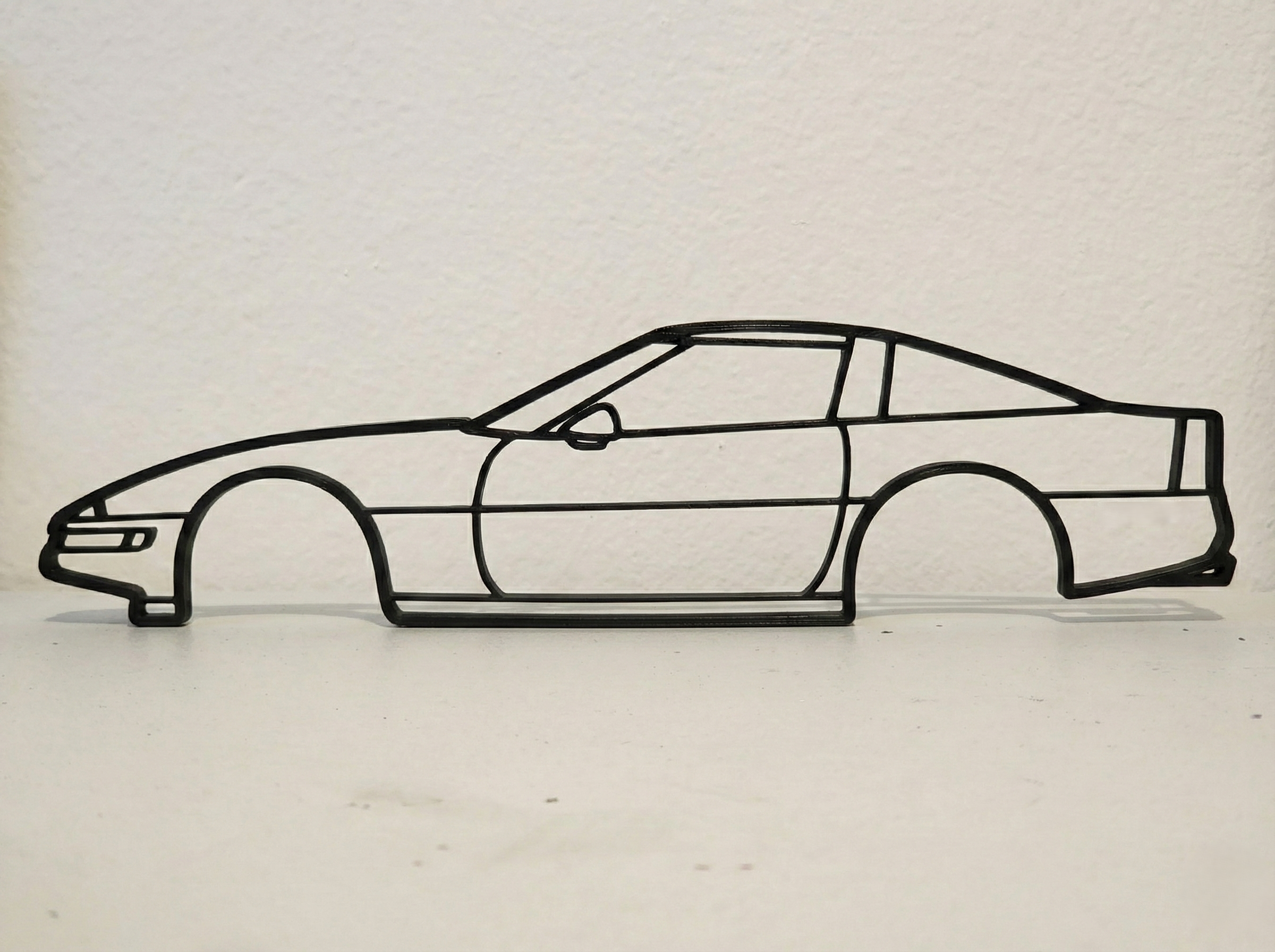 C4 Chevrolet Corvette 2D Wall Art Chevy