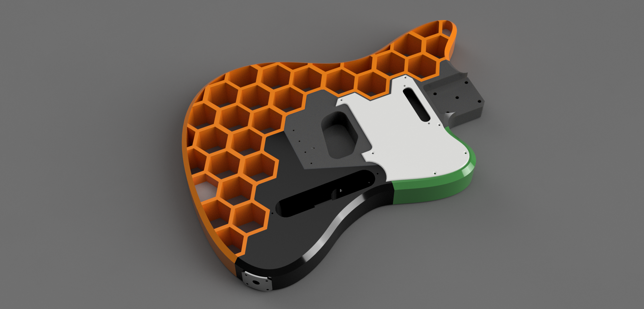 Prusacaster Middle Amazon Leo Jaymz Tele Bridge 4 hole