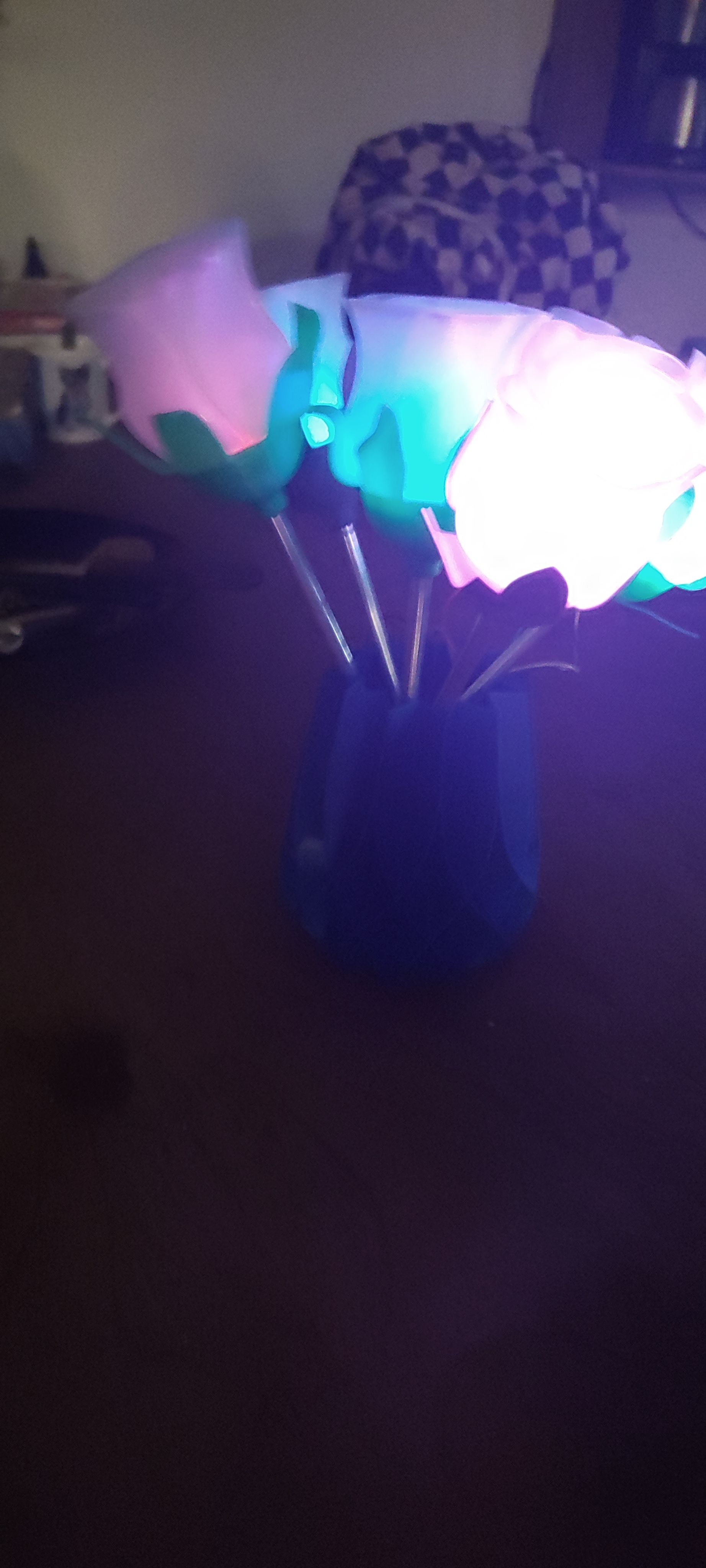 Miniatura 3 do modelo 3D Luminated roses
