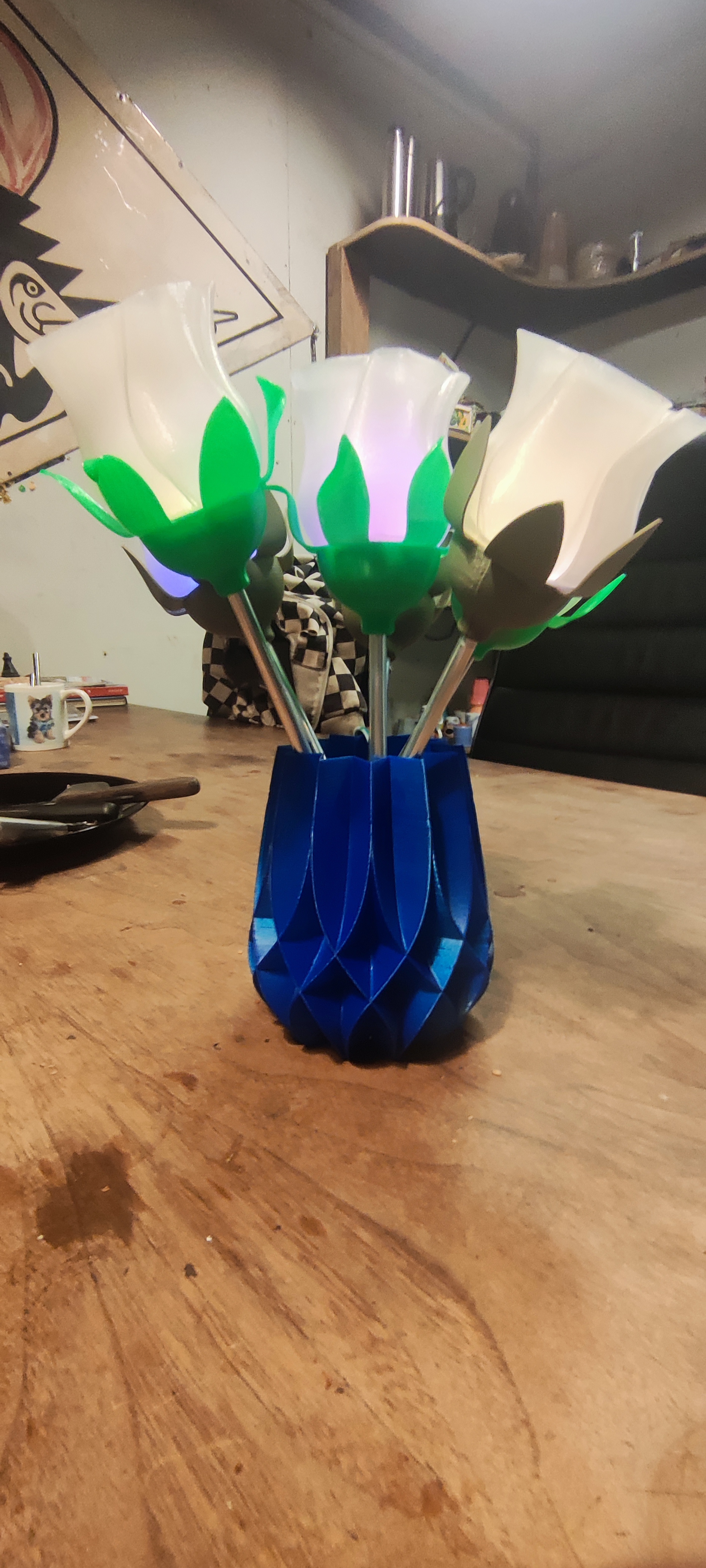 Miniatura 4 do modelo 3D Luminated roses
