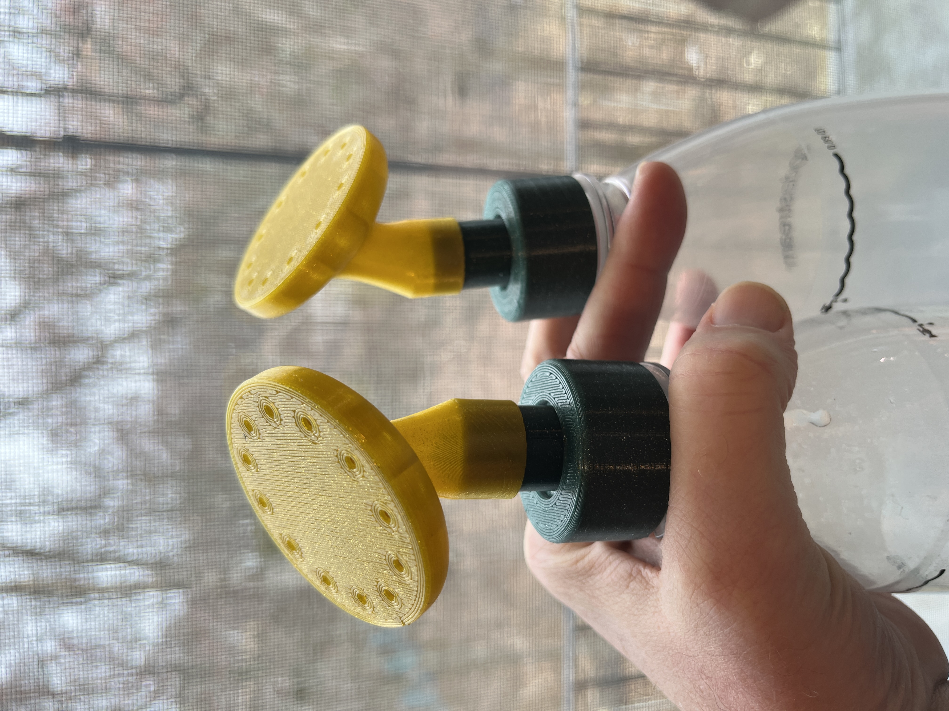 Sodastream Water Bottle Sprinkler Head and plant watering adapter