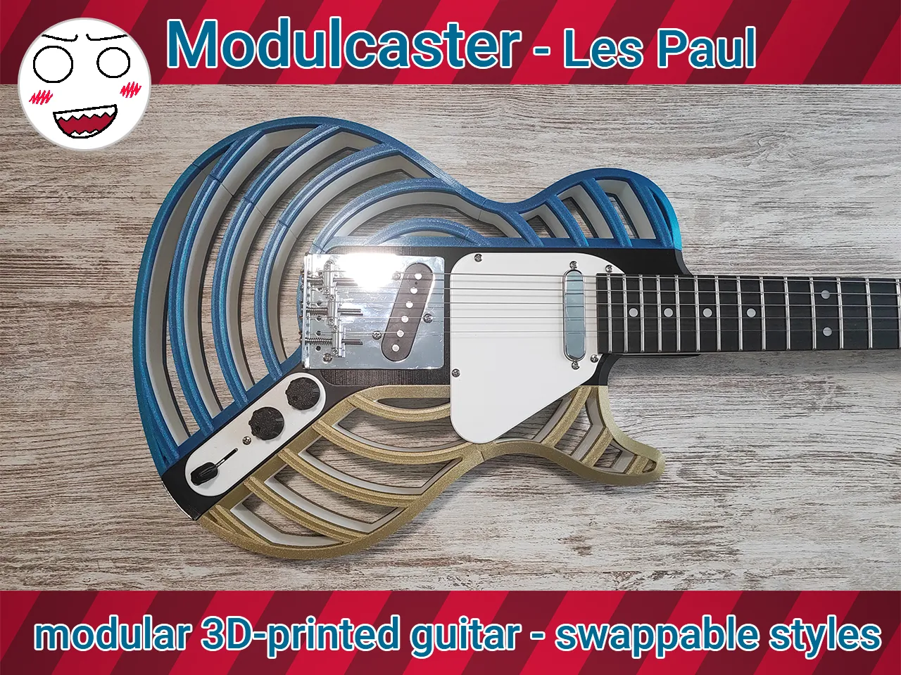 Box pick/mediator Guitare by Breizh Creation 3D, Download free STL model