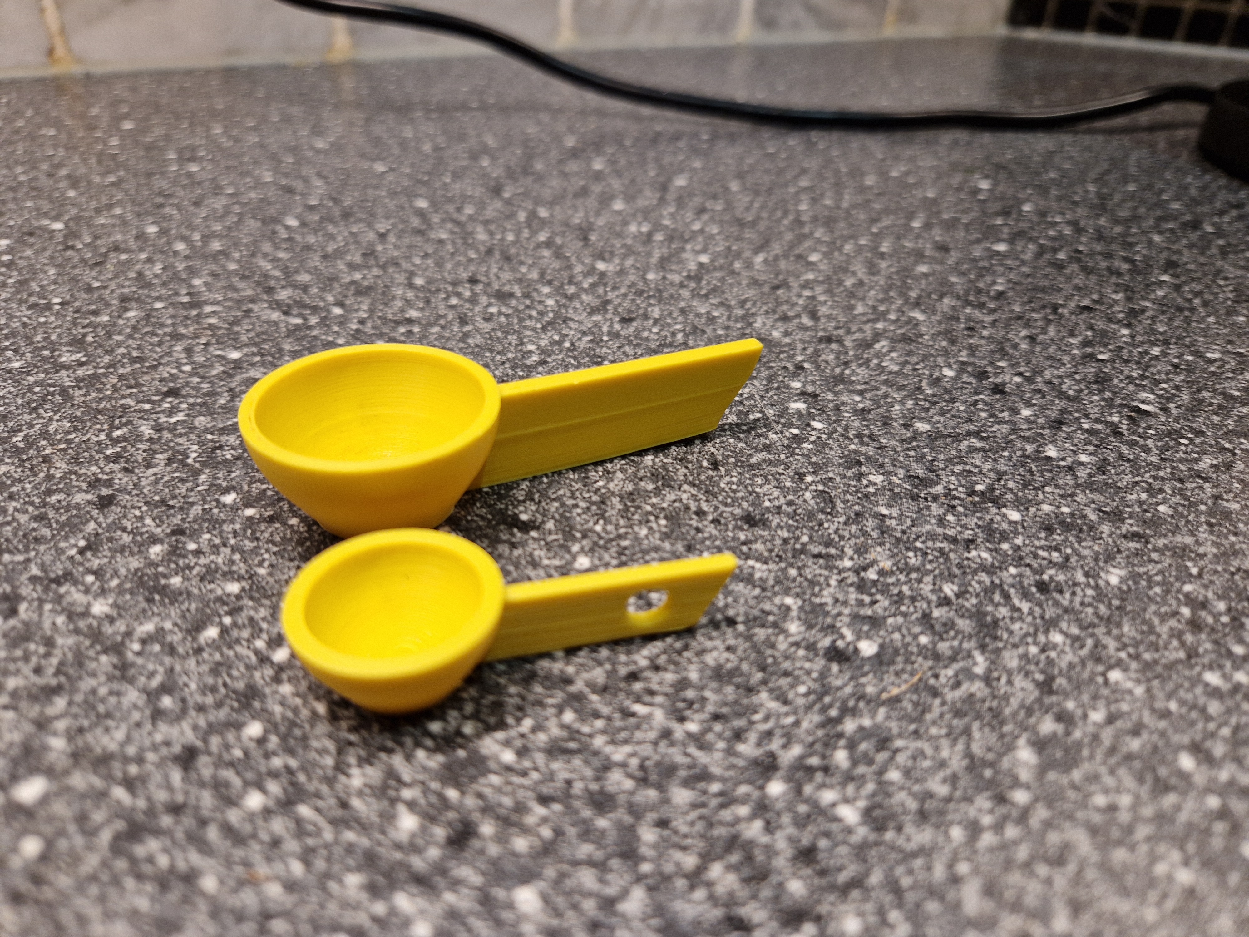 Teaspoon and quarter teaspoon measuring spoons