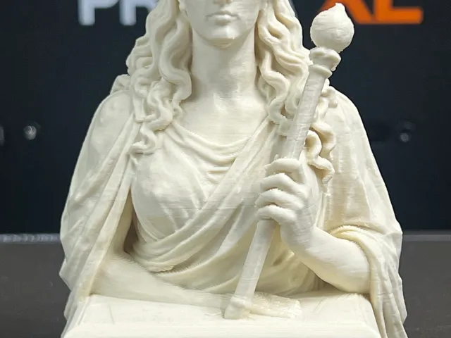 Hera Bust – Greek Goddess Queen Statue STL