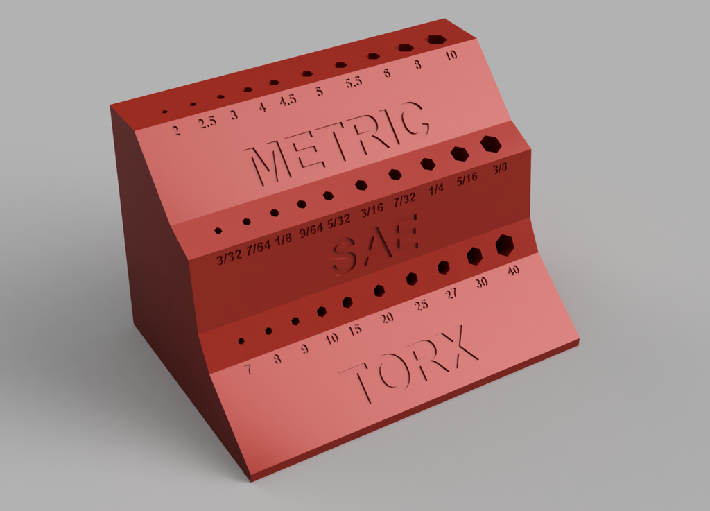 Hex Key Holder by SPEKERDUDE Download free STL model