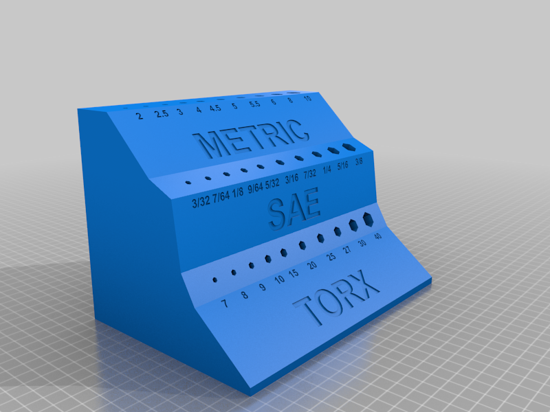 Hex Key Holder by SPEKERDUDE Download free STL model