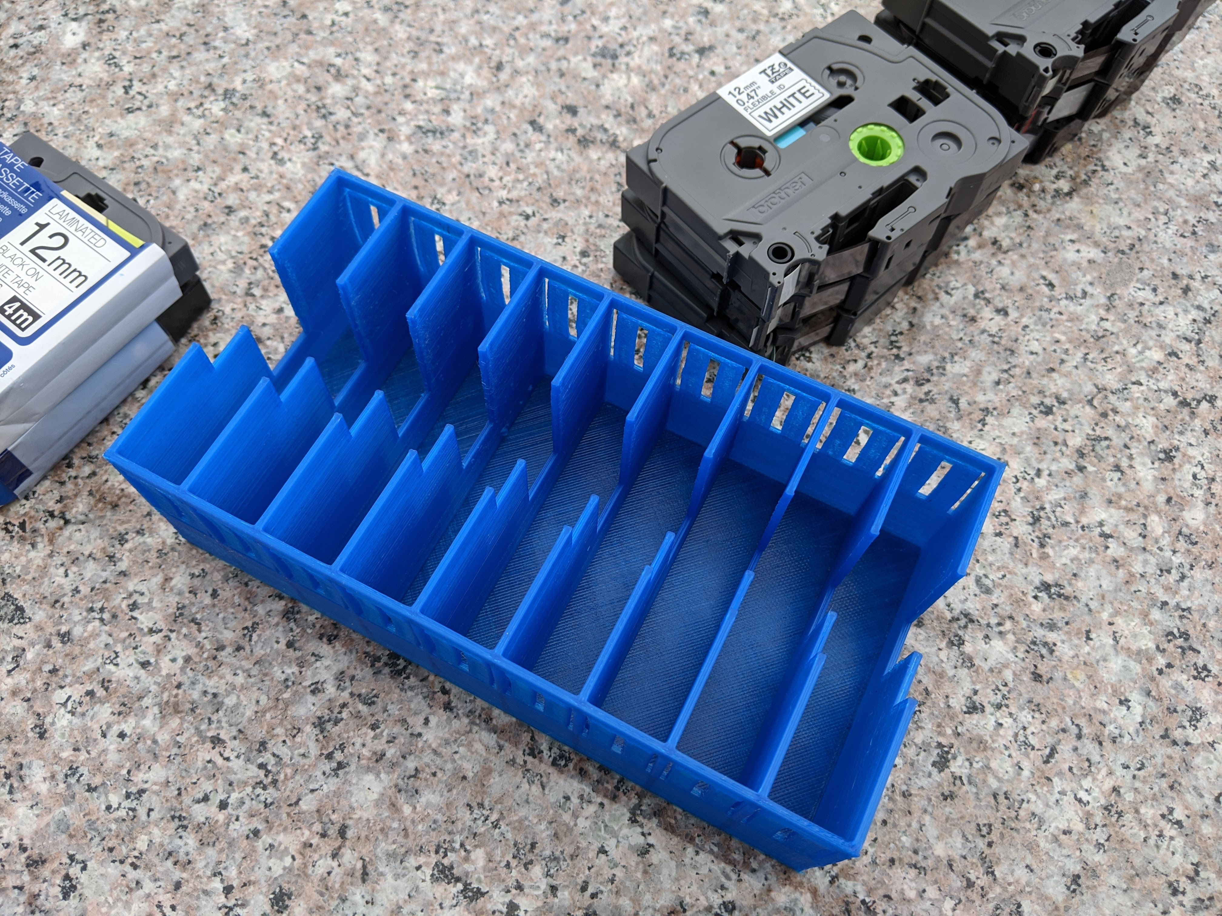 Brother PTouch TZ TZe Label Tape Holder by ohuf Download free STL model