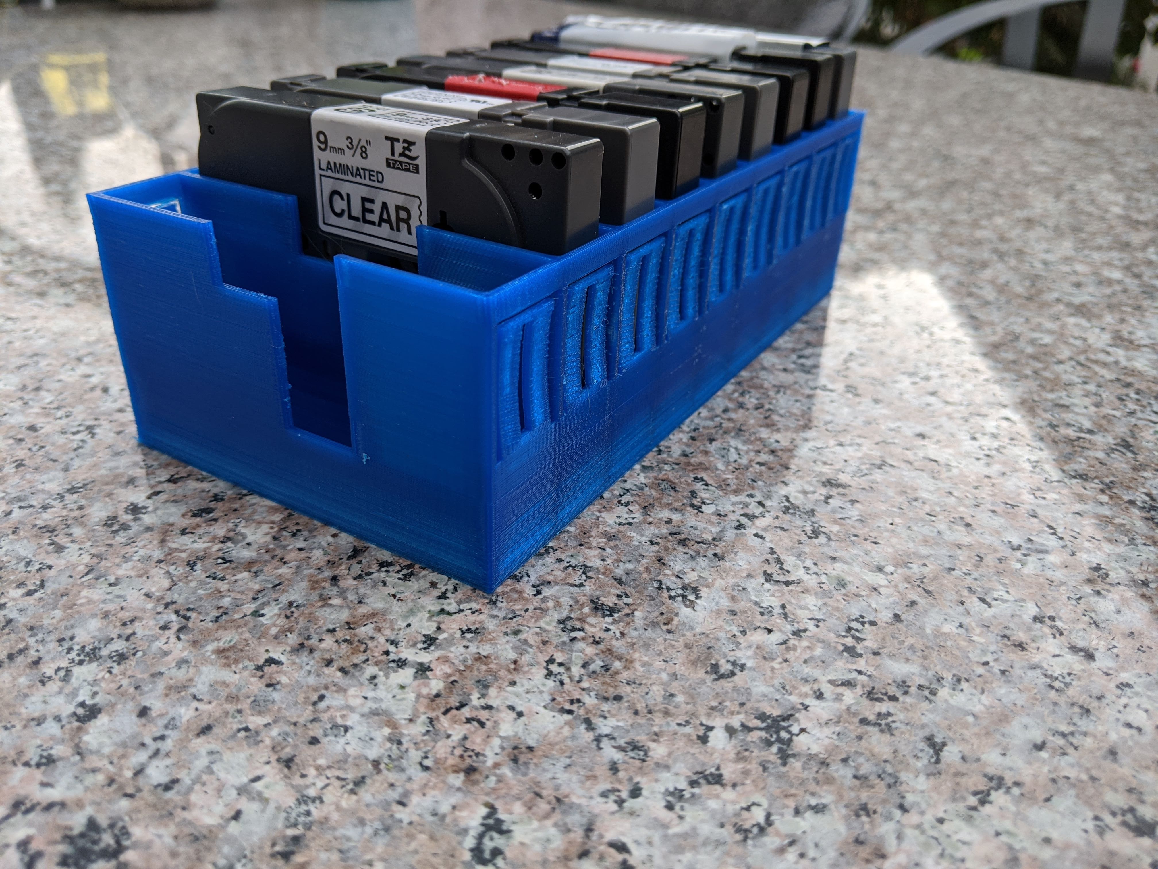 Brother PTouch TZ TZe Label Tape Holder by ohuf Download free STL model