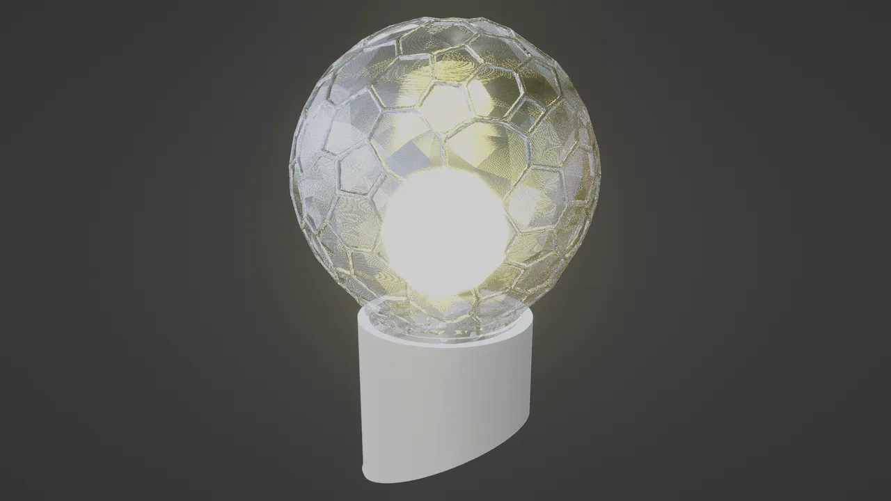 Simple tilted light casing with voronoi shader by okle | Download free ...