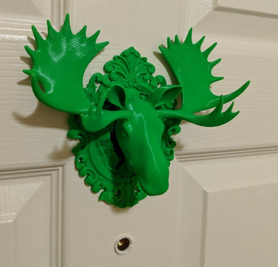 Miniatura 3 do modelo 3D Moose Trophy Key Hanger