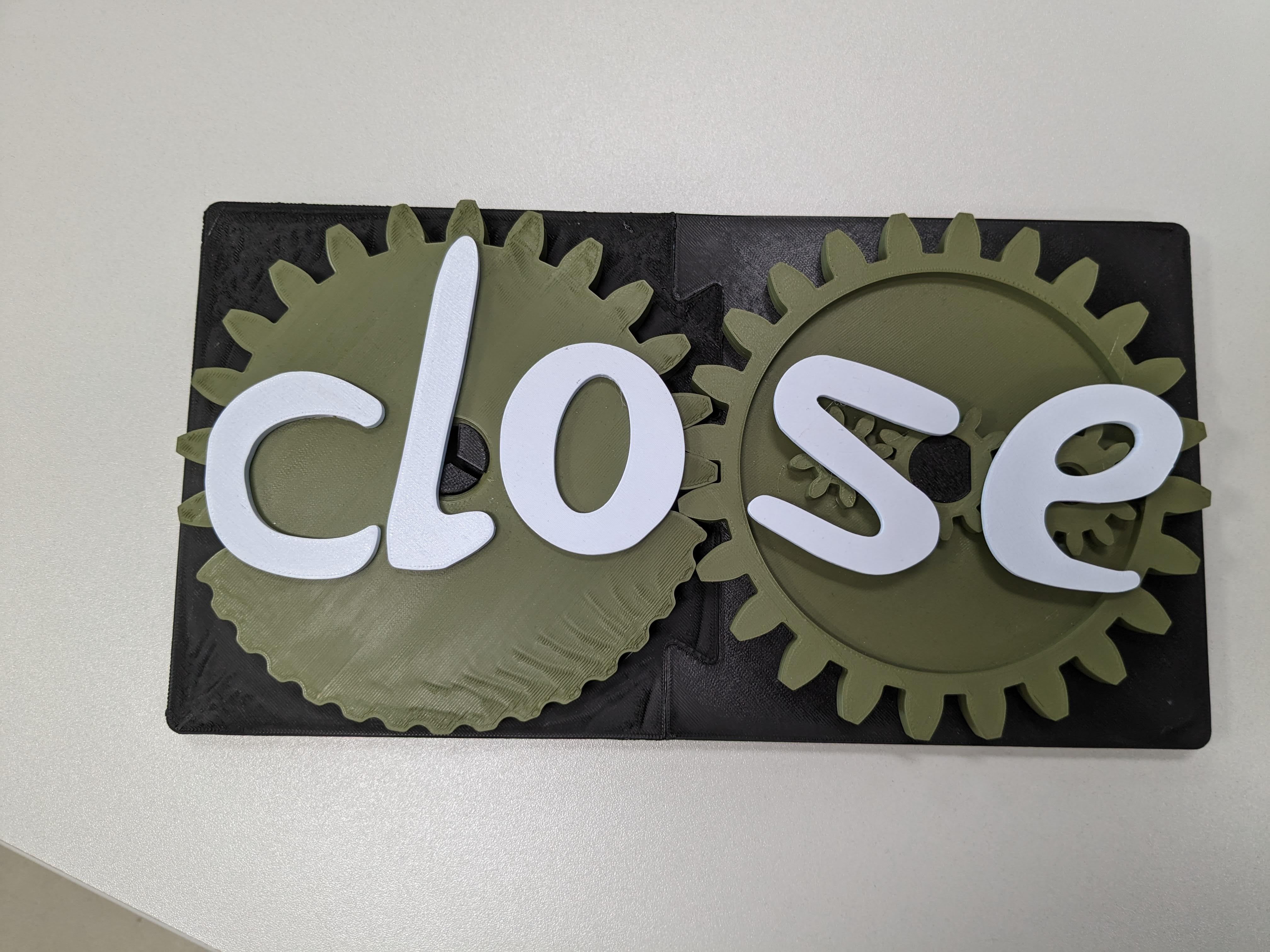 Open / Closed sign by Innovation Lab FHWN | Download free STL model ...