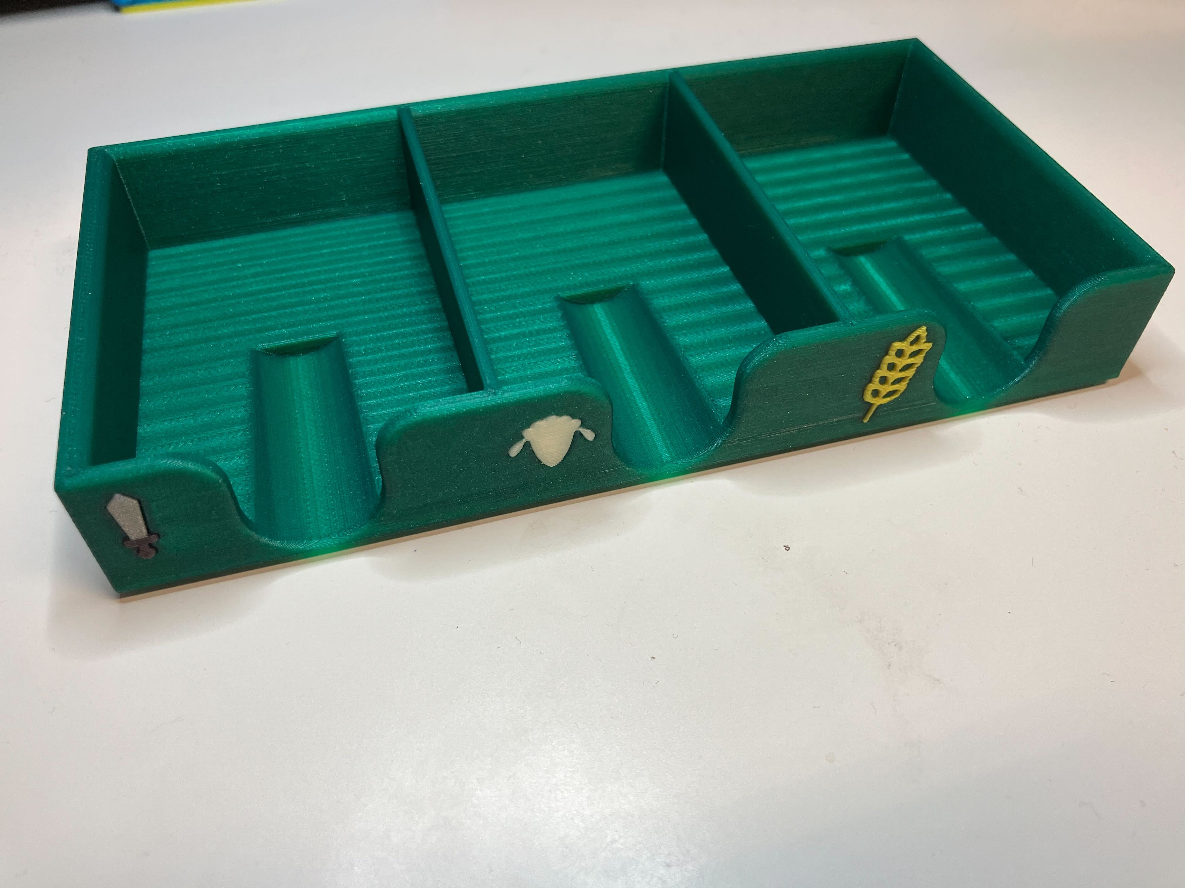 Catan card holder sleeves compatible MMU by David Týř Download free STL model