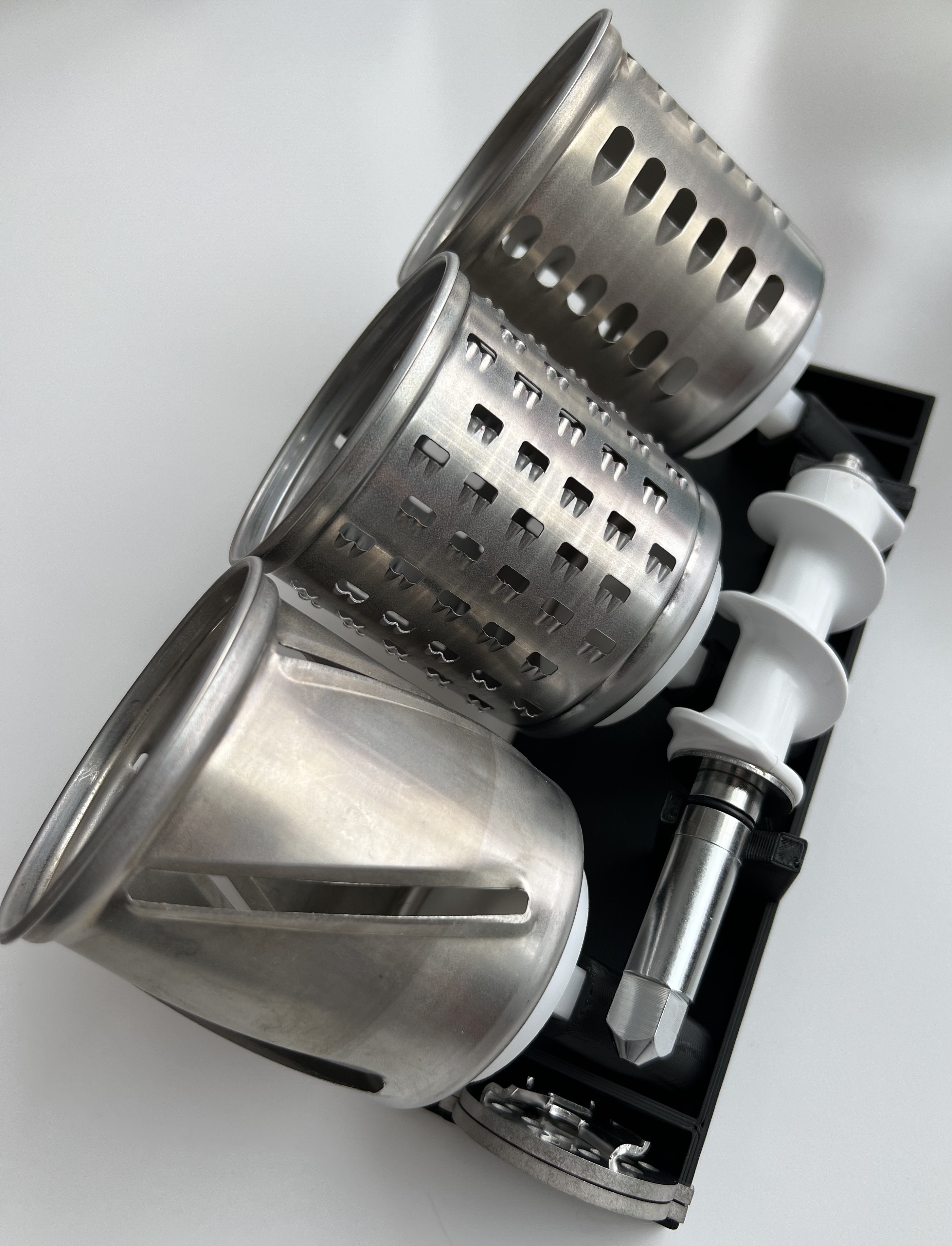 Stand for Kitchen Aid attachments (shredder/grater)