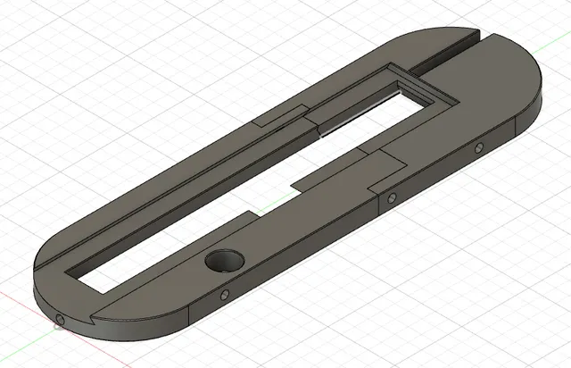 Table Saw Throat Insert with Dovetailed Zero Clearance strips