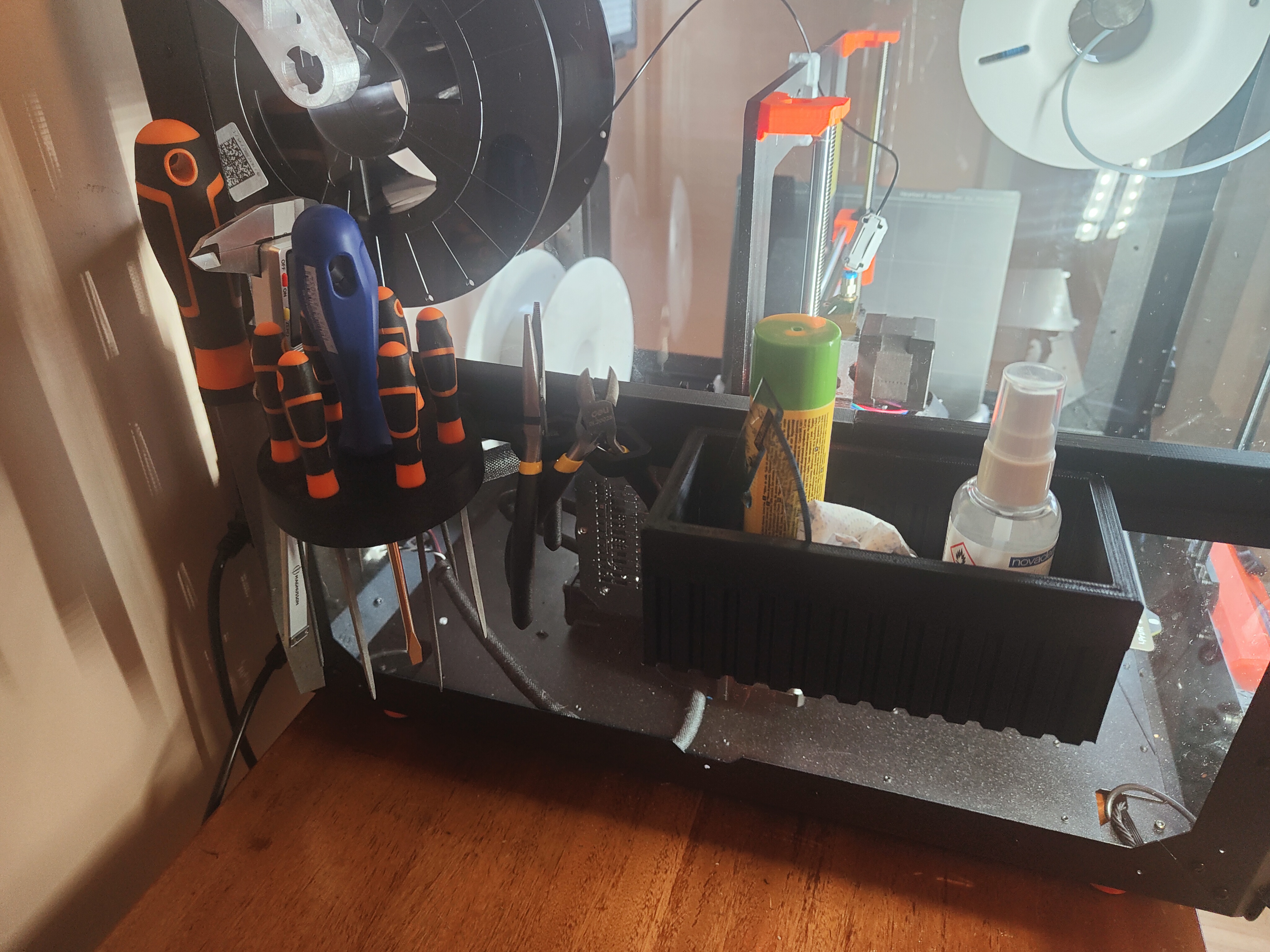 Orginal Prusa enclosure tool organizer