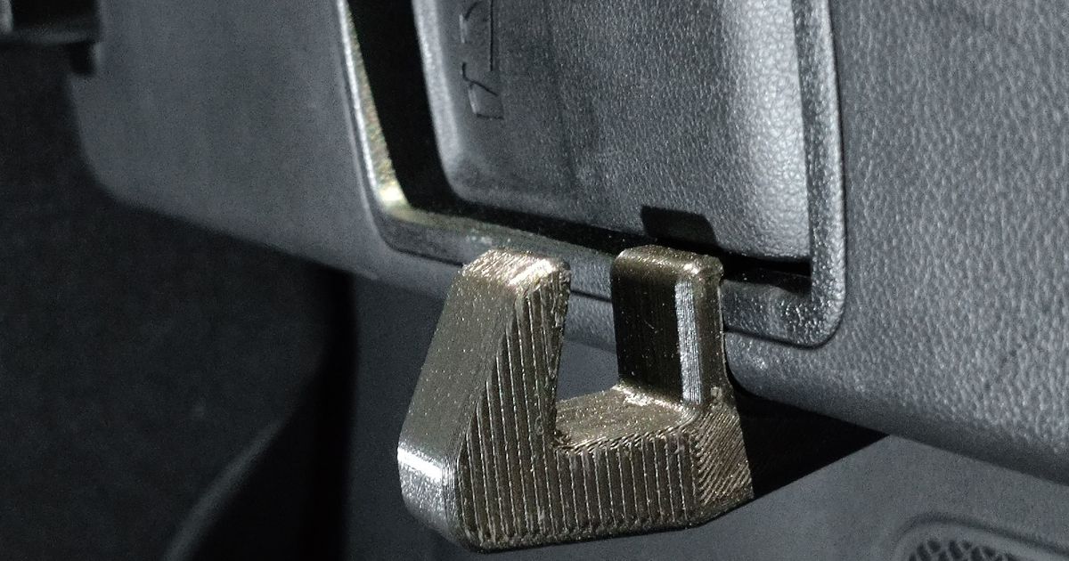 Hyundai Tucson NX4 trunk hook by Martin Download free STL model