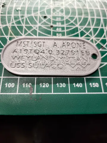 Colonial Marines Dog Tags