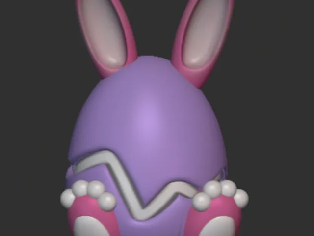 Easter bunny egg
