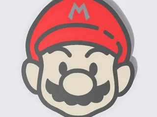Mario Face by Klagar | Download free STL model | Printables.com