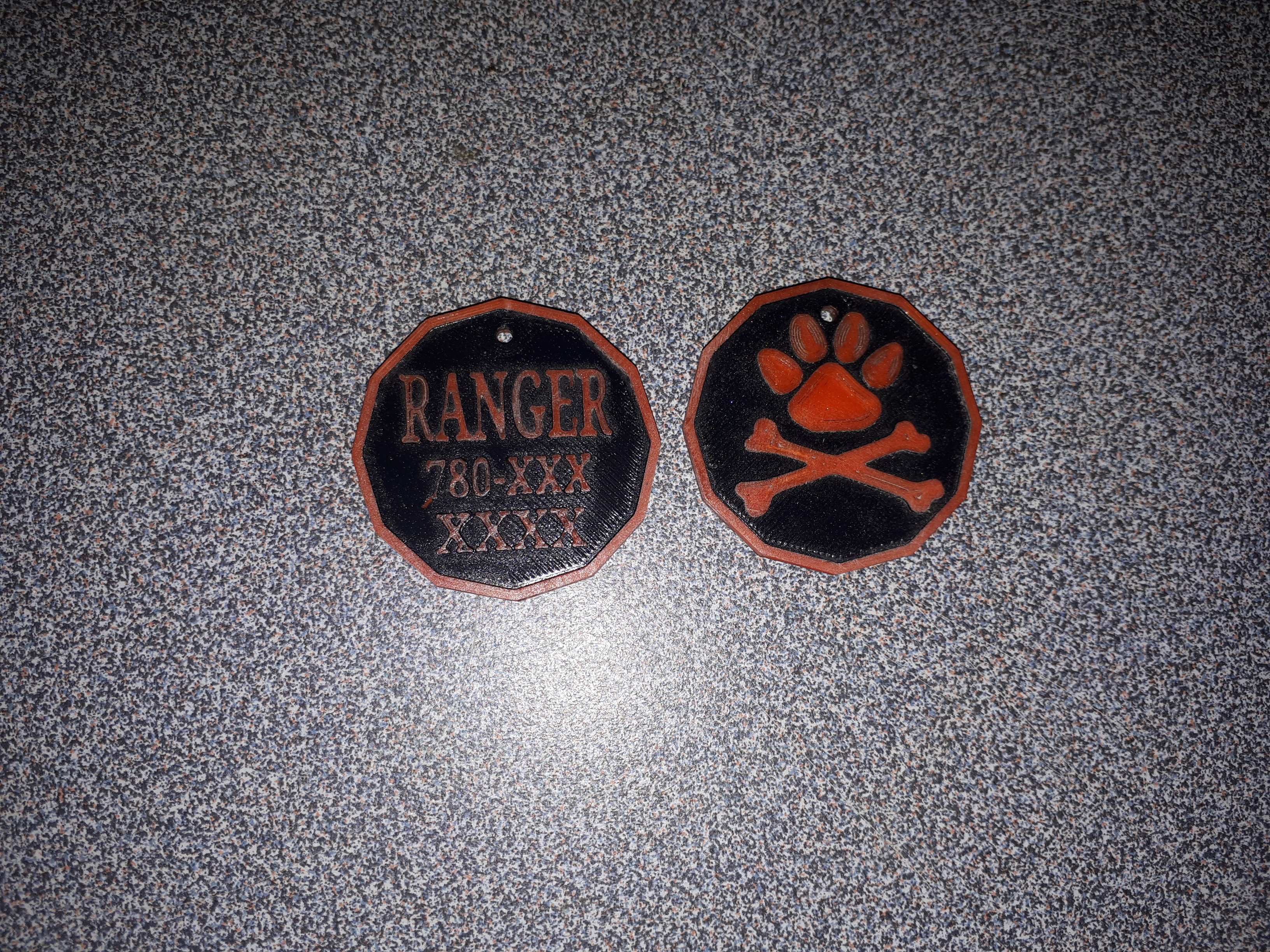 Rangers Dog Tag