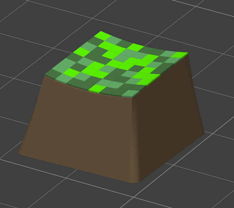 Keycap Minecraft Grass