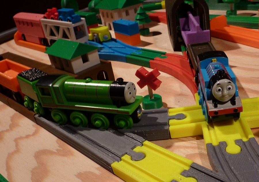 3DPrintedRailRoad Infrastructure by DR2D | Download free STL model ...