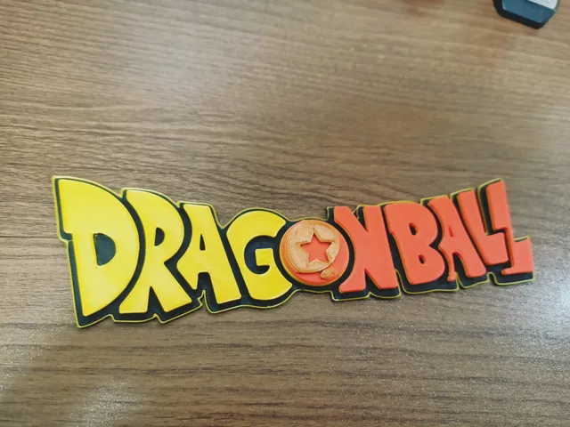 Dragon ball logo Multi color