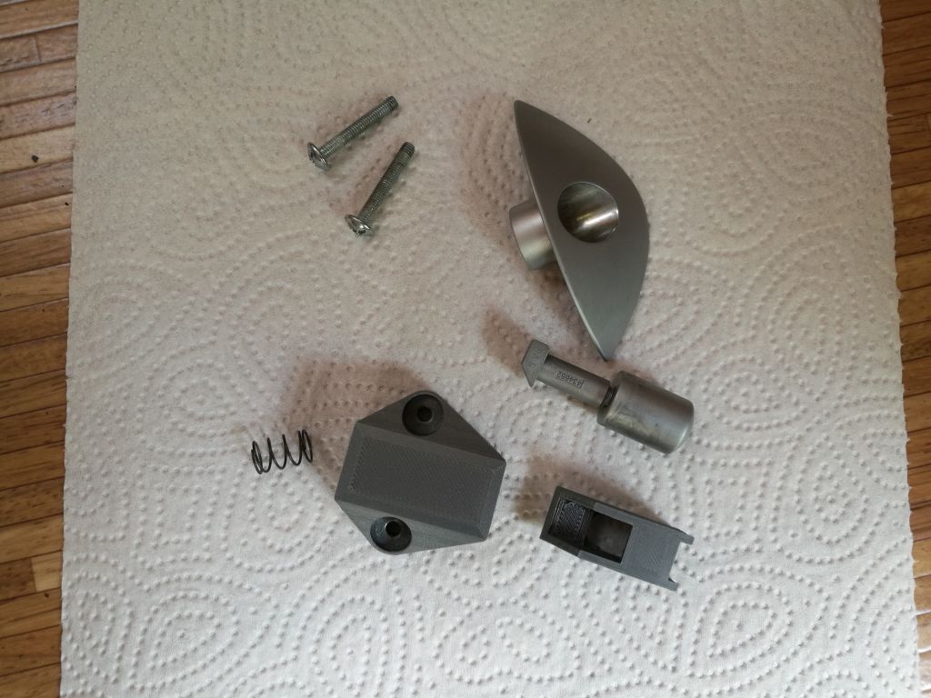 Caravan plastic door lock/latch (latch bolt) of the by