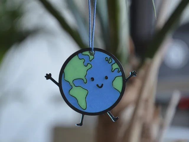 cute little world decoration