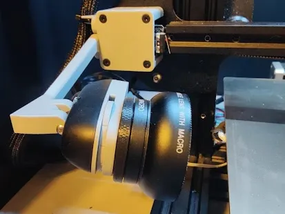 Beefed camera mount and cable management