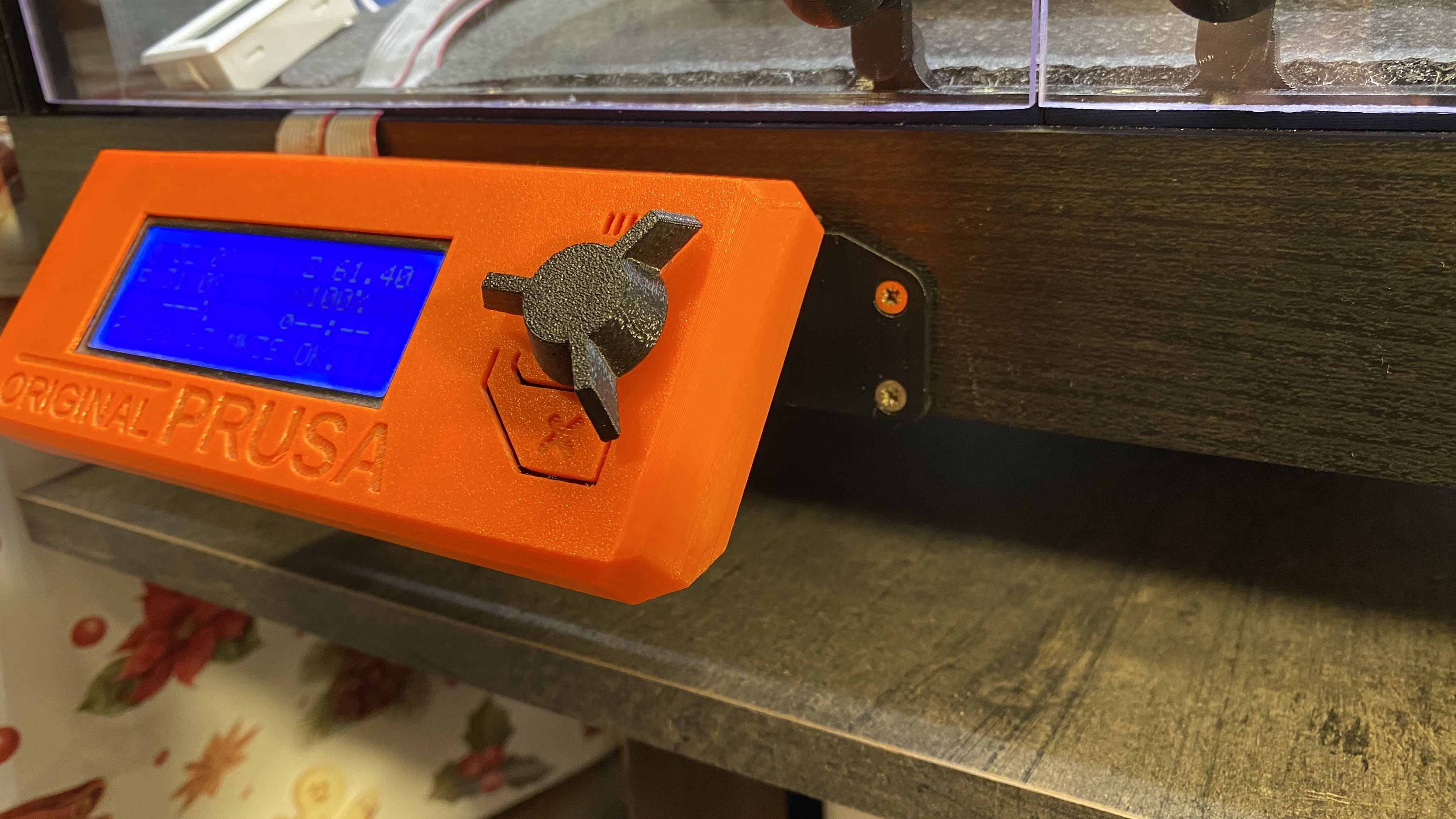 MK3S LCD external mount by Dušan Download free STL model