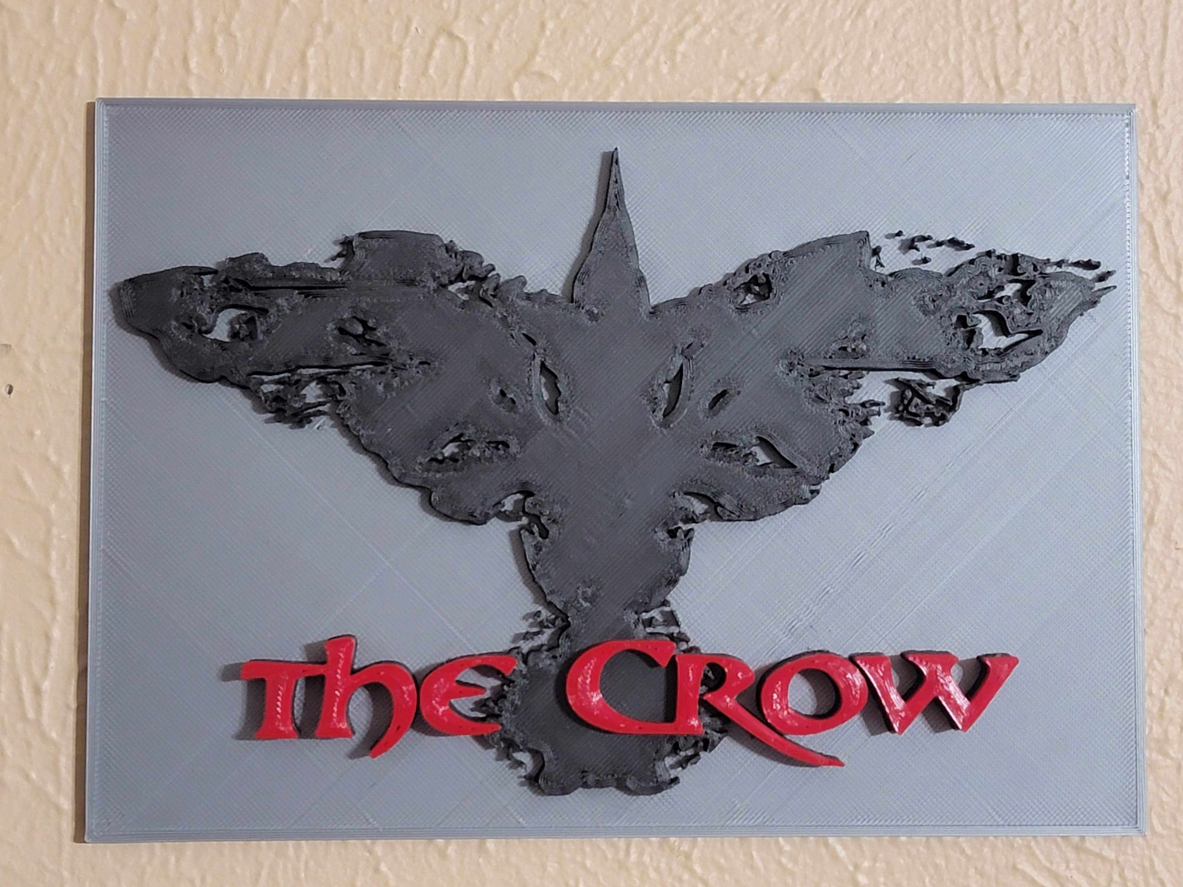 The crow movie plaque by red apple makes download free stl model