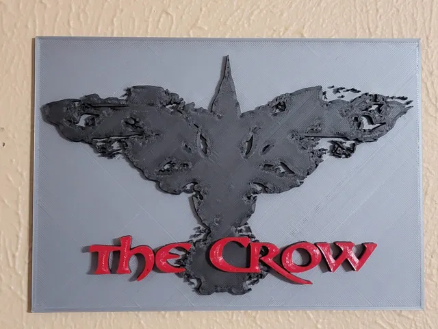 The Crow Movie Plaque