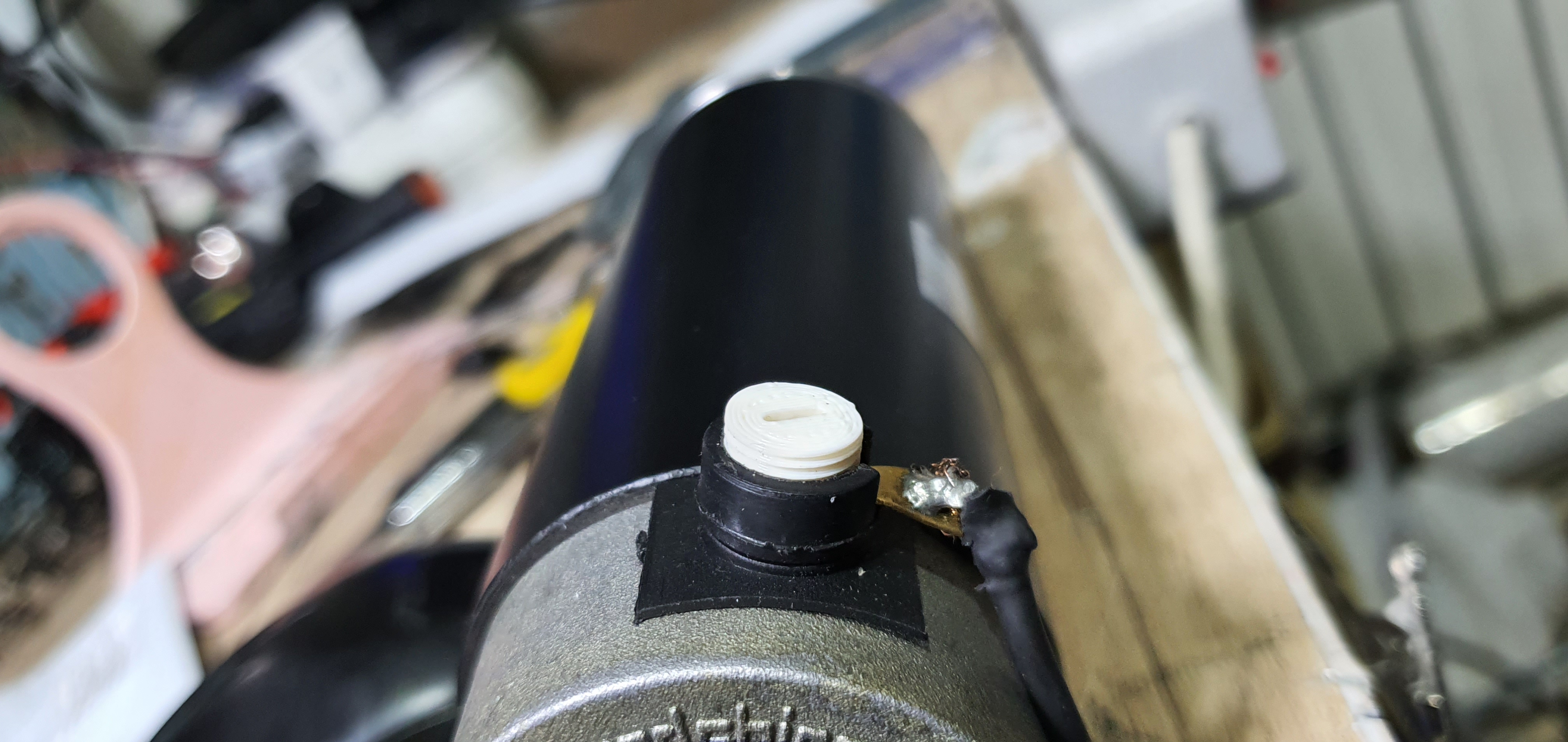 Stepper motor screw