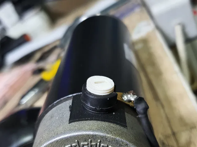 Stepper motor screw