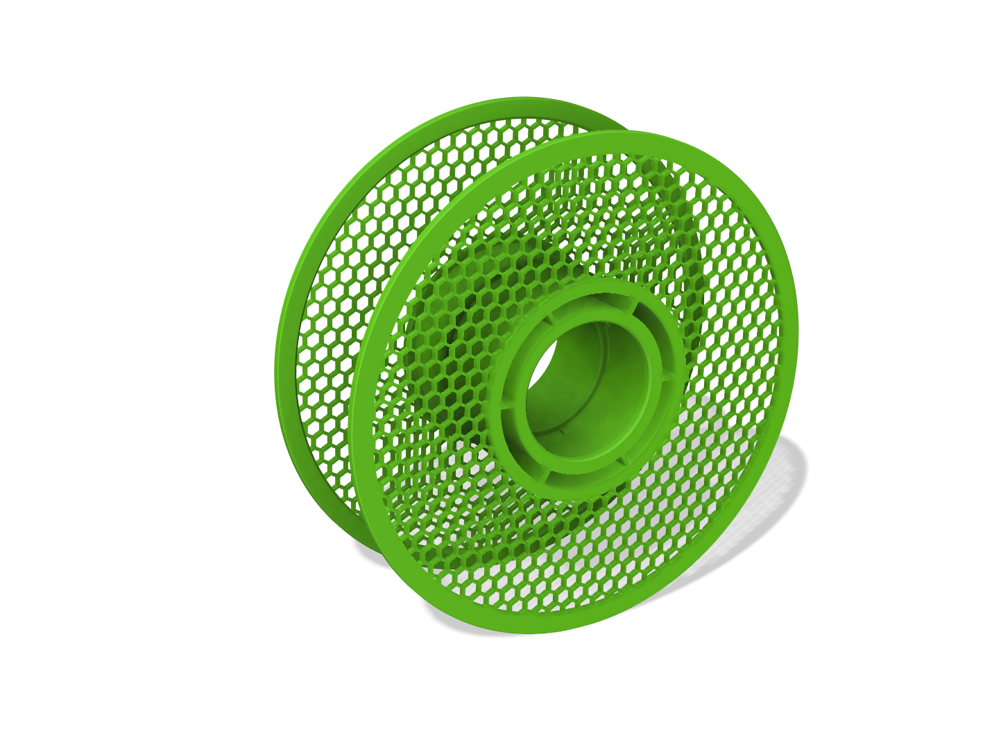 Bambu Reusable Spool (light / cleaned: 1 kg)