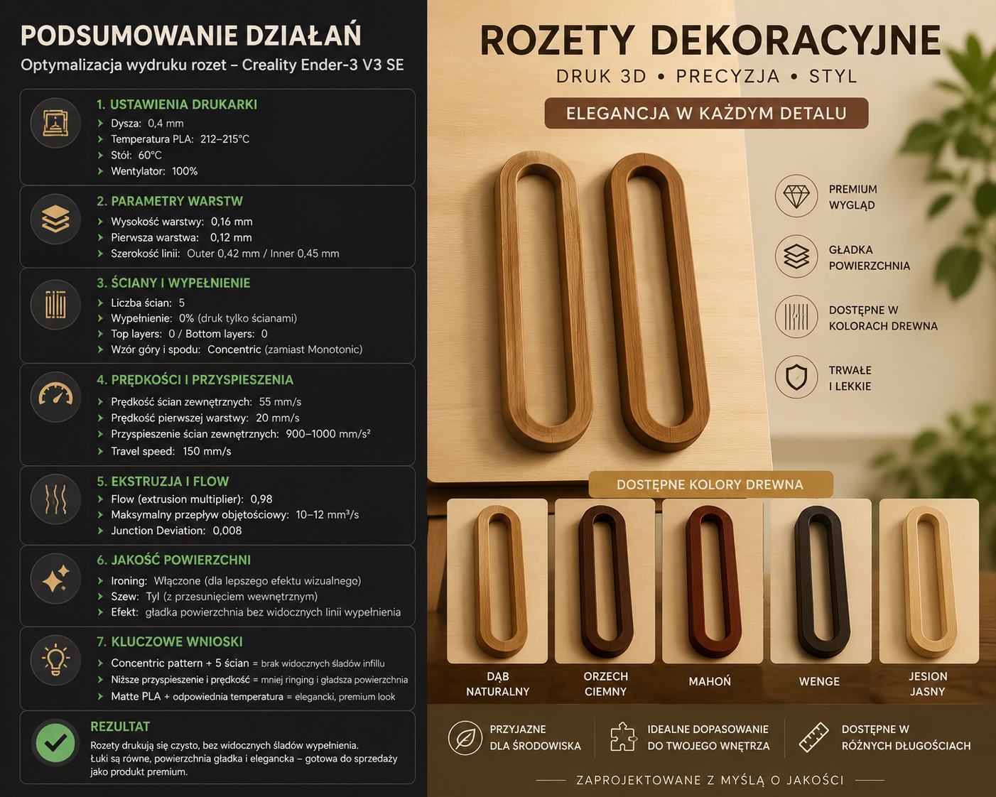 Door / Furniture Ventilation Rosette (Snap-fit) / Rozeta wentylacyjna drzwiowa i meblowa