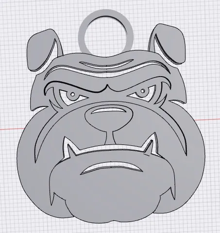 Bulldog Tag id medal