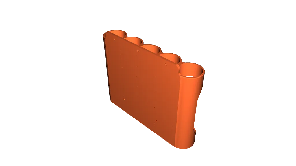 Hanging caulk tube organizer by evil genius | Download free STL model ...