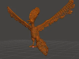 MOLTRES POKEMON 3D model 3D printable