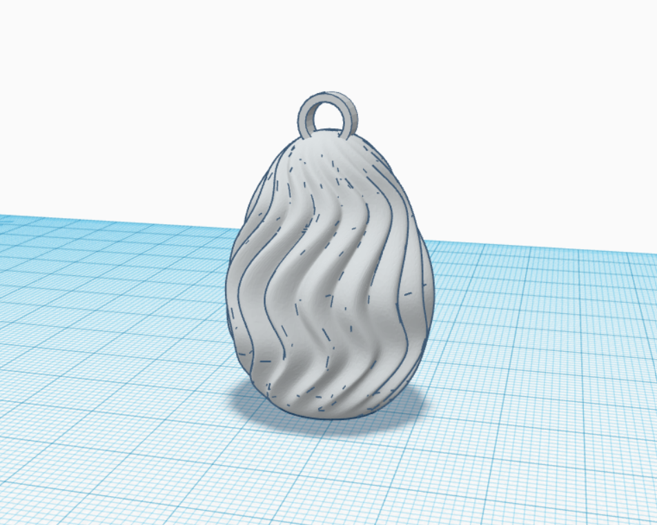 Easter egg ornament