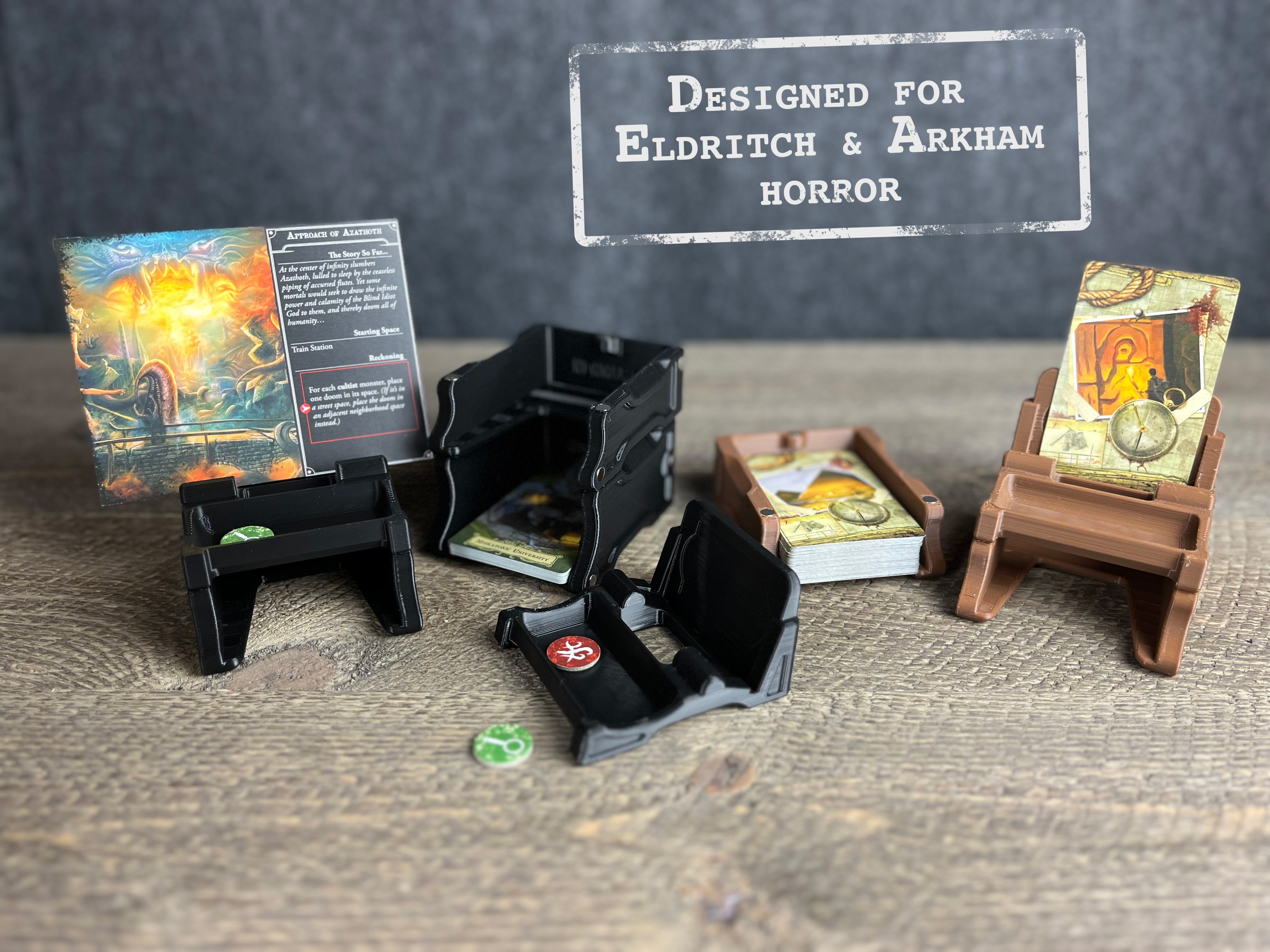 Eldritch + Arkham Horror Modular Card Deck Organizers